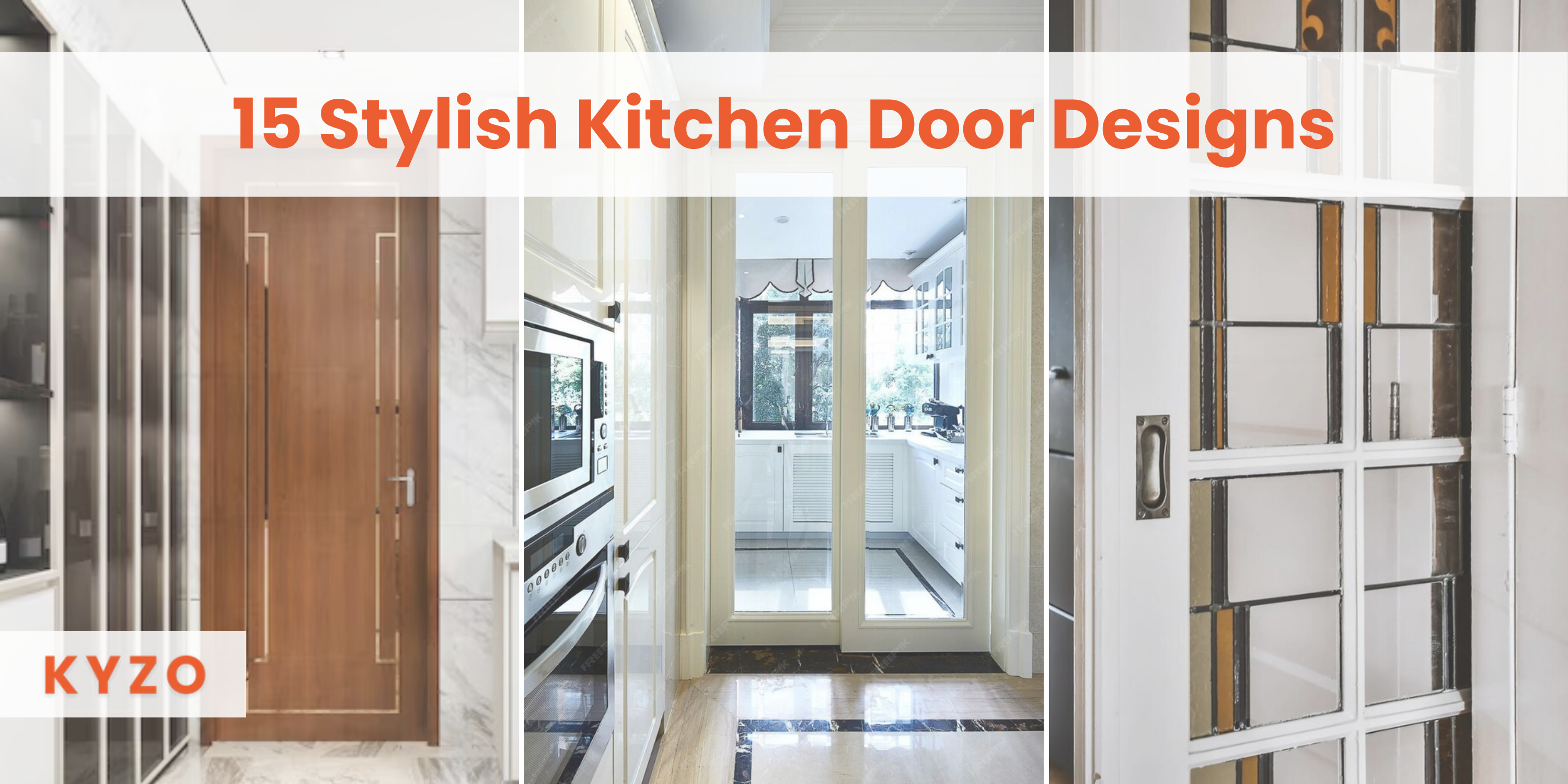 15 Stylish Kitchen Door Designs to Elevate Your Home Aesthetics | Kyzo ...