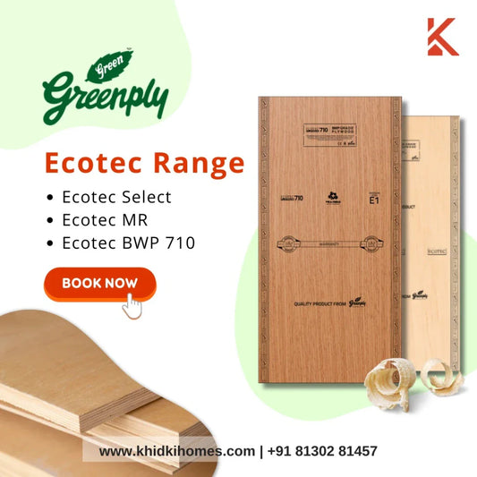 Carpenter working on furniture using Greenply plywood