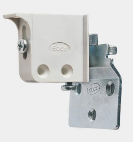 Ebco Adjustable Corner Bracket with Wall Plate - ACB1 + ACB-W1