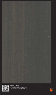 Virgo ABCO 0.8mm Laminates - 7500 - Kapri Walnut