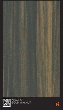 Virgo ABCO 0.8mm Laminates - 7503 - Gold Walnut