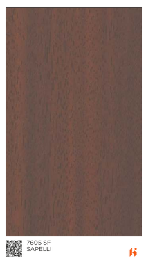 Virgo ABCO 0.8mm Laminates - 7605 - Sapelli