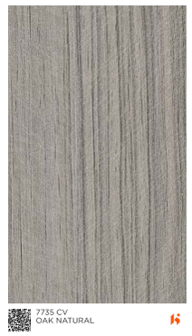 Virgo ABCO 0.8mm Laminates - 7735 - Oak Natural