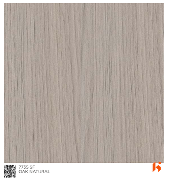 Virgo ABCO 0.8mm Laminates - 7735 - Oak Natural