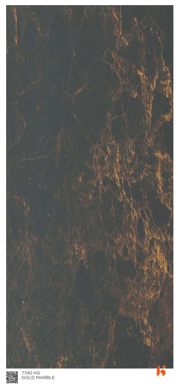 Virgo ABCO 0.8mm Laminates - 7740 - Gold Marble