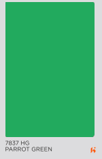 Virgo ABCO 0.8mm Laminates - 7837 - Parrot Green