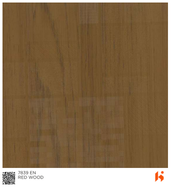 Virgo ABCO 0.8mm Laminates - 7839 - Red Wood