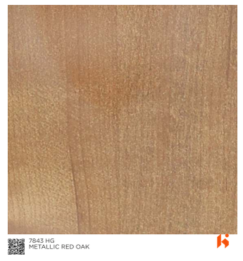 Virgo ABCO 0.8mm Laminates - 7843 - Metallic Red Oak