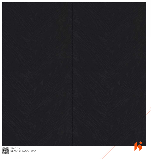 Virgo ABCO 0.8mm Laminates - 7880 - Black Brescan Oak