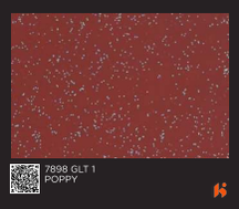 Virgo ABCO 0.8mm Laminates - 7898 - Poppy