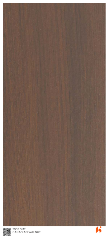 Virgo ABCO 0.8mm Laminates - 7903 - Canadian Walnut