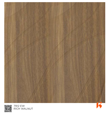 Virgo ABCO 0.8mm Laminates - 7912 - Rich Walnut