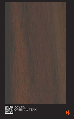Virgo ABCO 0.8mm Laminates - 7916 - Oriental Teak