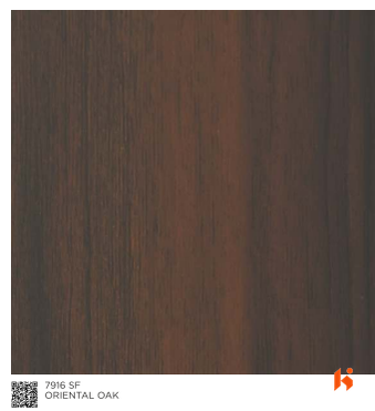 Virgo ABCO 0.8mm Laminates - 7916 - Oriental Oak