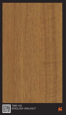 Virgo ABCO 0.8mm Laminates - 7961 - English Walnut