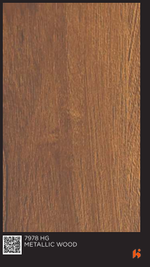 Virgo ABCO 0.8mm Laminates - 7978 - Metallic Wood