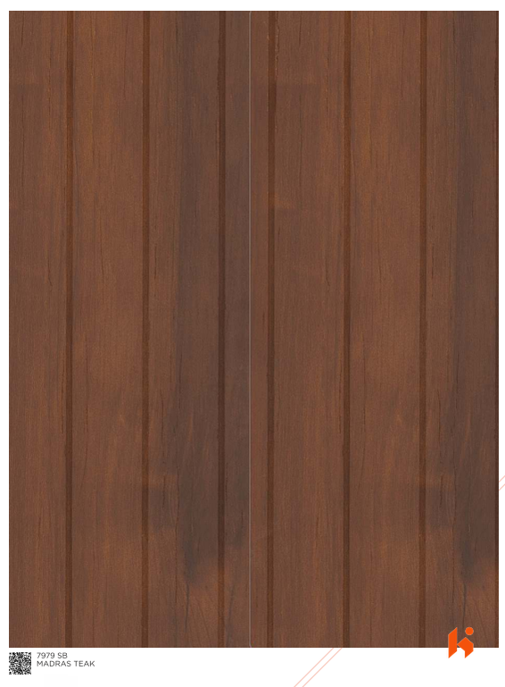 Virgo ABCO 0.8mm Laminates - 7979 - Madras Teak