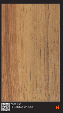 Virgo ABCO 0.8mm Laminates - 7982 - Tectona Wood