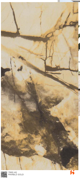 Virgo ABCO 0.8mm Laminates - 7995 - Marble Gold