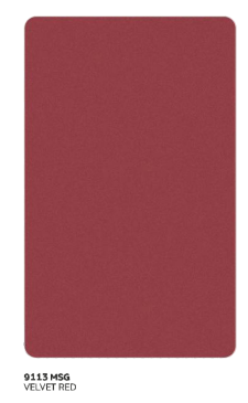Virgo Abco Mica 1mm - 9113 - Velvet Red