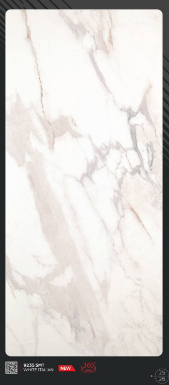 Virgo Abco Mica 1mm - 9235 - White Italian