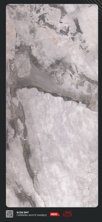 Virgo Abco Mica 1mm - 9236 - Carrara White Marble