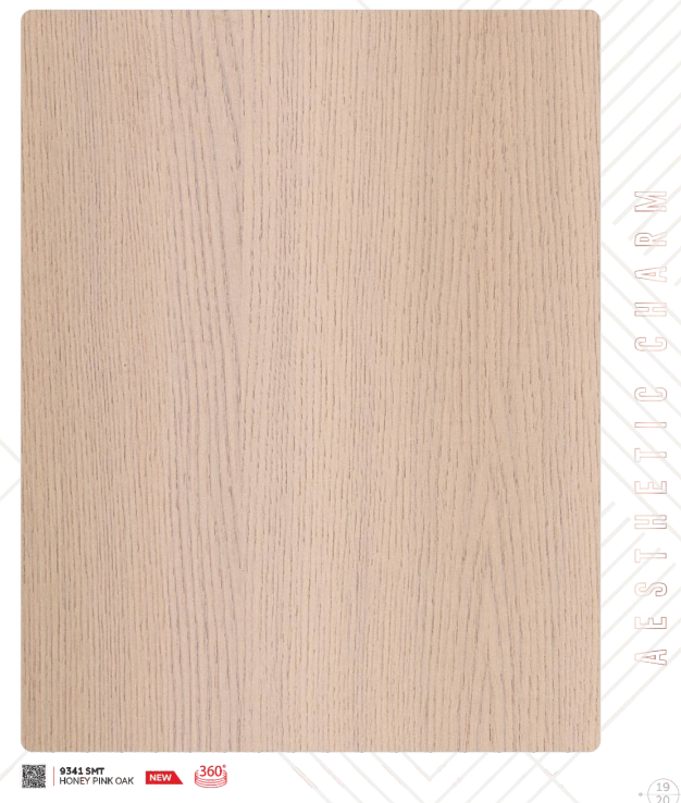 Virgo Abco Mica 1mm - 9341 - Honey Pink Oak