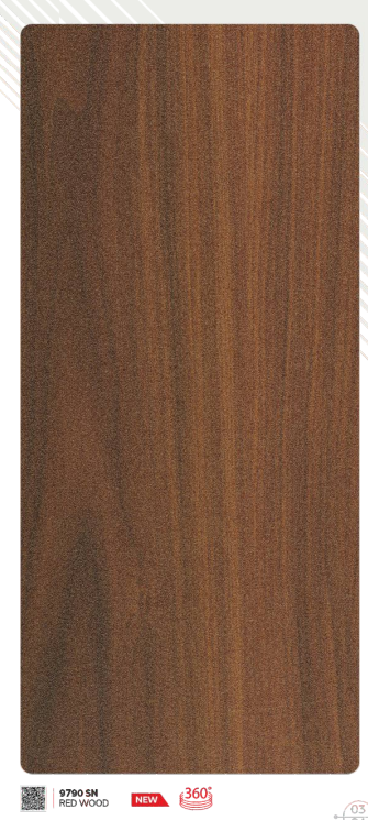 Virgo Abco Mica 1mm - 9790 - Red Wood