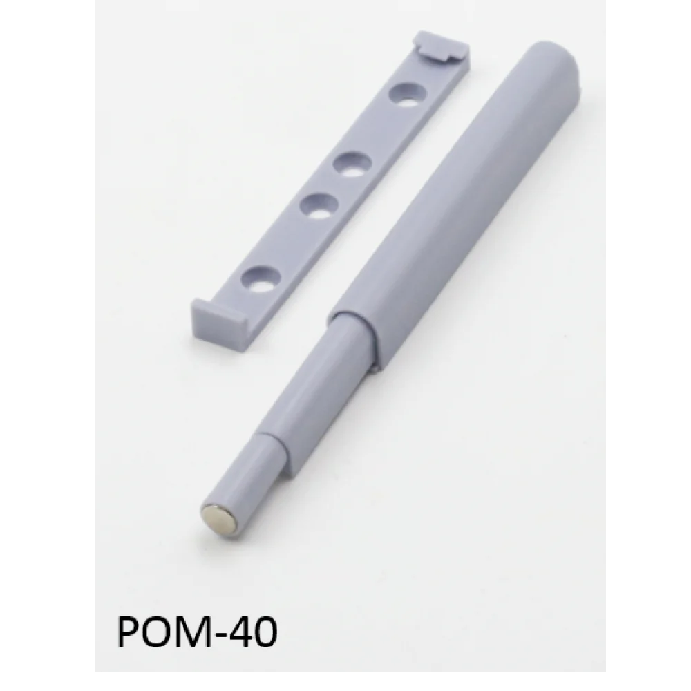 Ebco Push Open Fitting Magnetic - Stroke 40mm Grey (Per Pc)