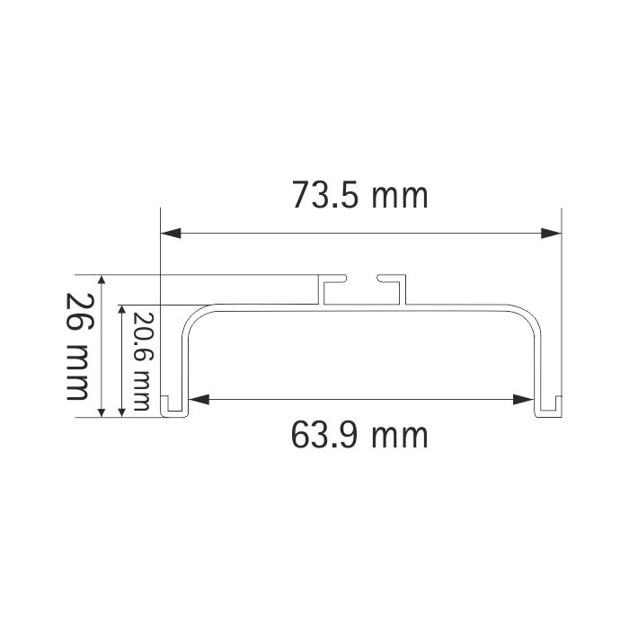 Hettich Gola Profile C Type 3 MTR