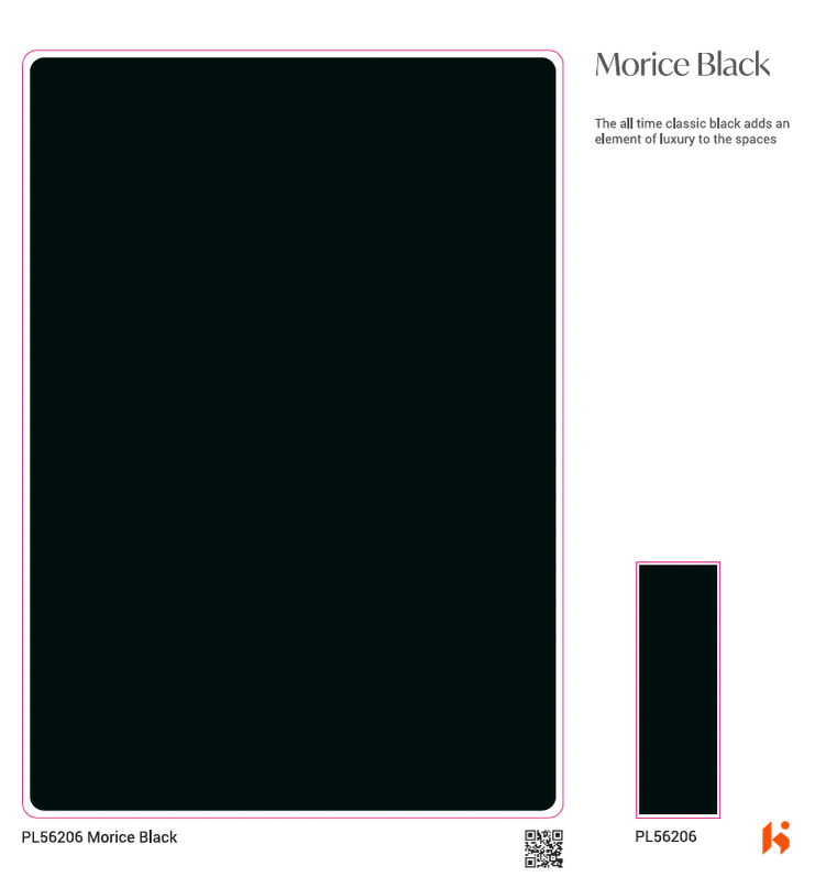 Merino Acrolam - PL 56206 - Morice Black (Acrylic Laminate)