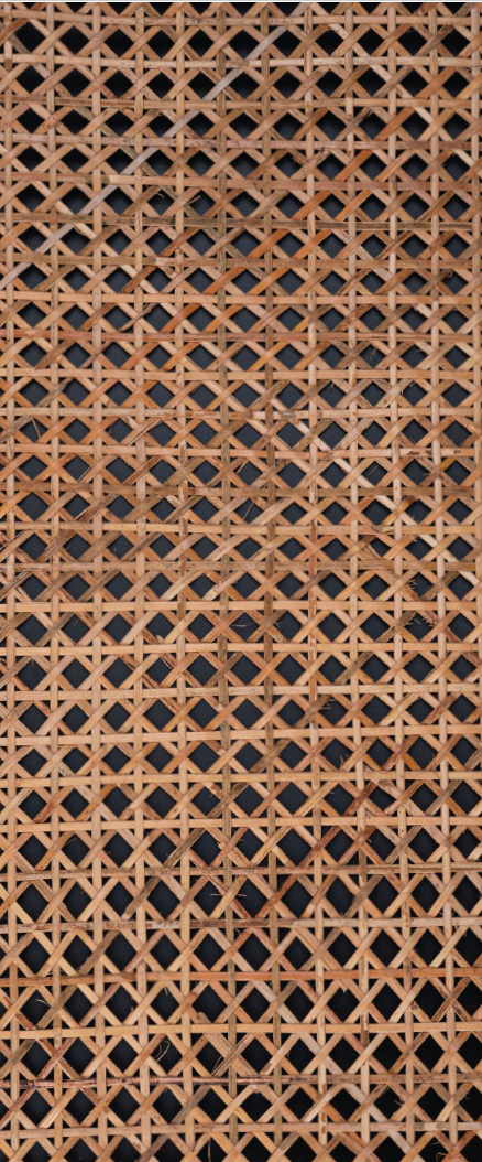 Rattanex Cane Webbing - Diamond Natural Brown