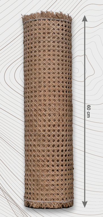 Rattanex Cane Webbing - Diamond Natural Brown