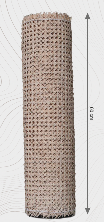 Rattanex Cane Webbing - Diamond Natural Dark