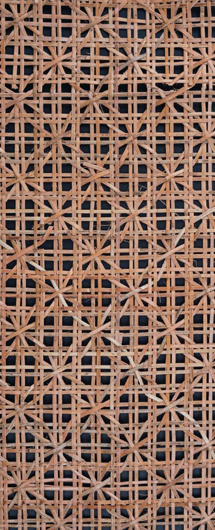 Rattanex Cane Webbing - Flower Natural Brown