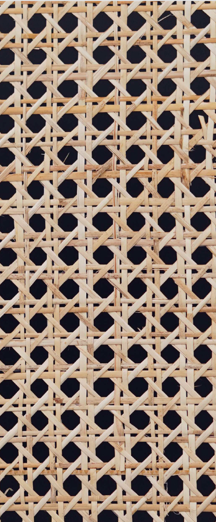 Rattanex Cane Webbing - Star Natural Dark