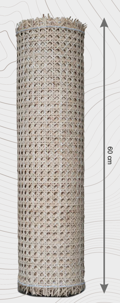 Rattanex Cane Webbing - Star Natural Dark