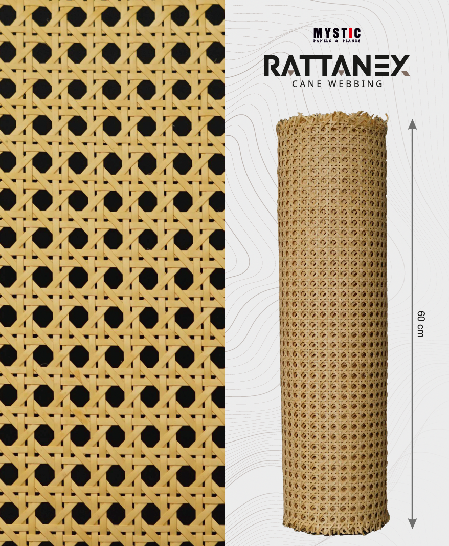 Rattanex Cane Webbing - Star PVC