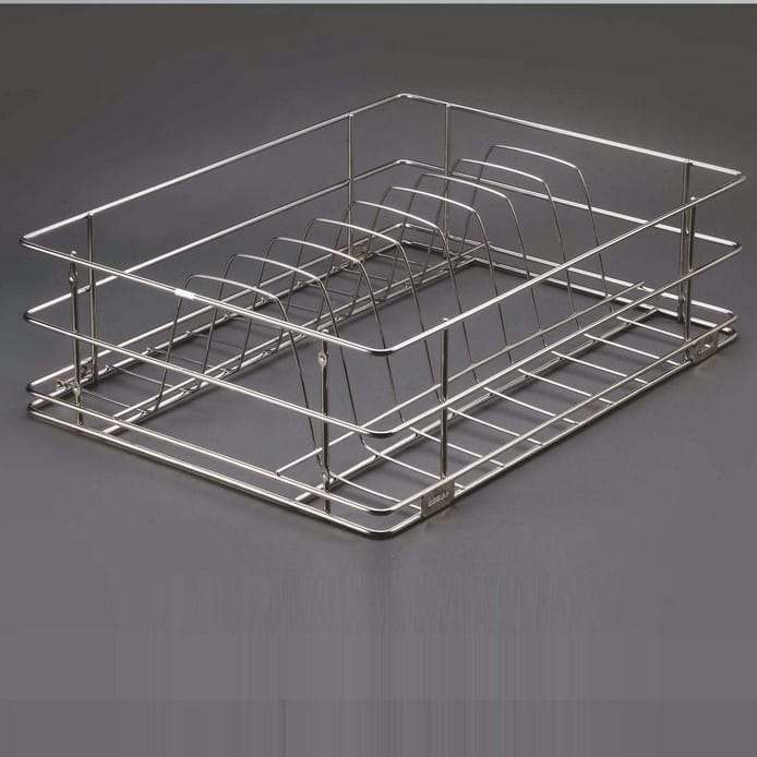 Ebco Right Angle Thali Kitchen Basket - SS304