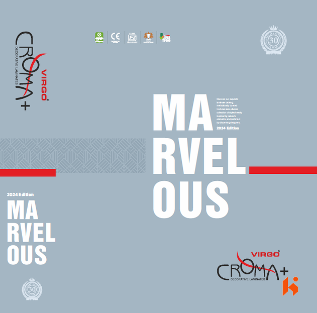 Virgo Croma Plus 0.8 laminates - 2951 - Taupe Striae