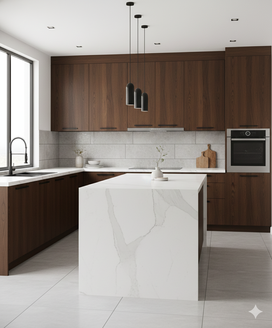 Khidki Trendsetter 1mm Laminates - 30057 - Bavarian Ash Coffee