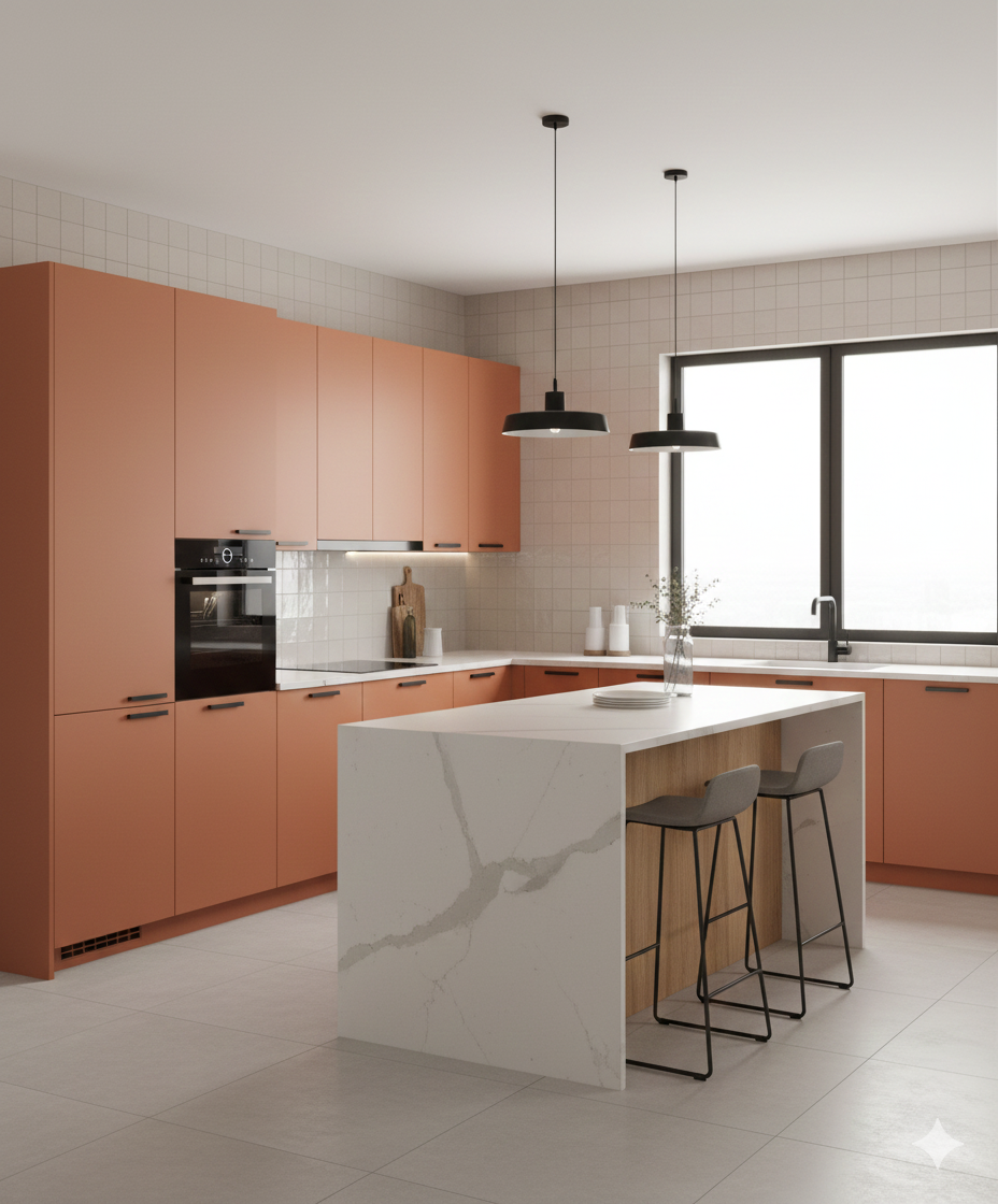 Khidki Trendsetter 1mm Laminates - 10018 - Terracotta Rouge