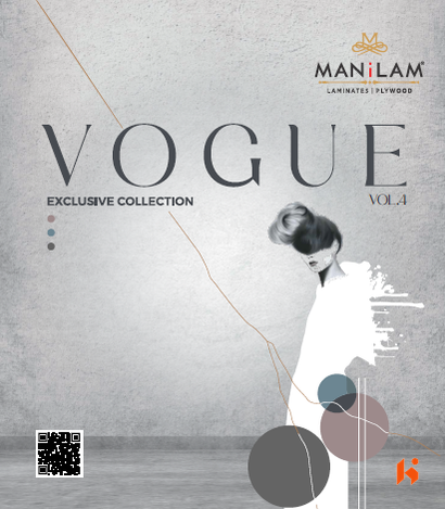 Manilam Vogue 0.8mm Laminates - 6965 - Snowline