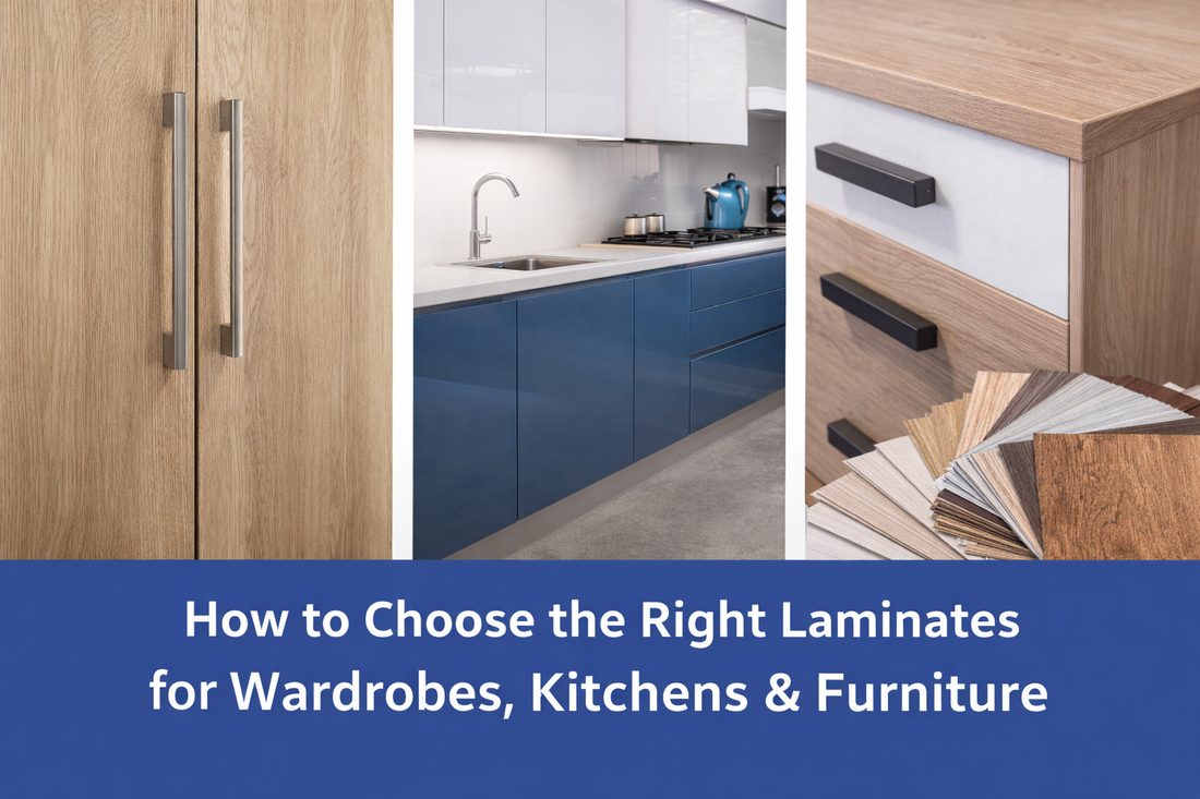 How to Choose the Right Laminates for Wardrobes, Kitchens & Furniture