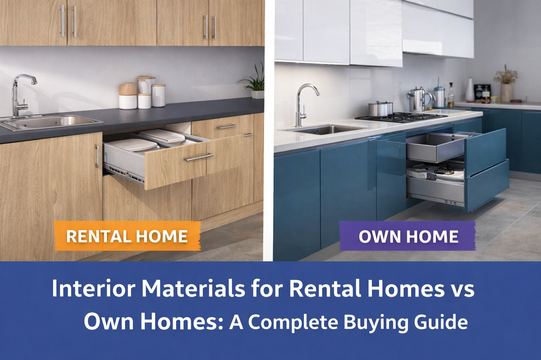 Interior materials for rental homes vs own homes