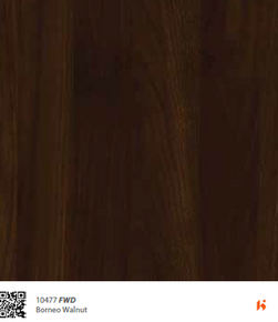 Merino Calplus 0.8mm Laminates - 10477 - Borneo Walnut