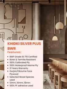 KHIDKI Silver Plus Calibrated BWR Plywood