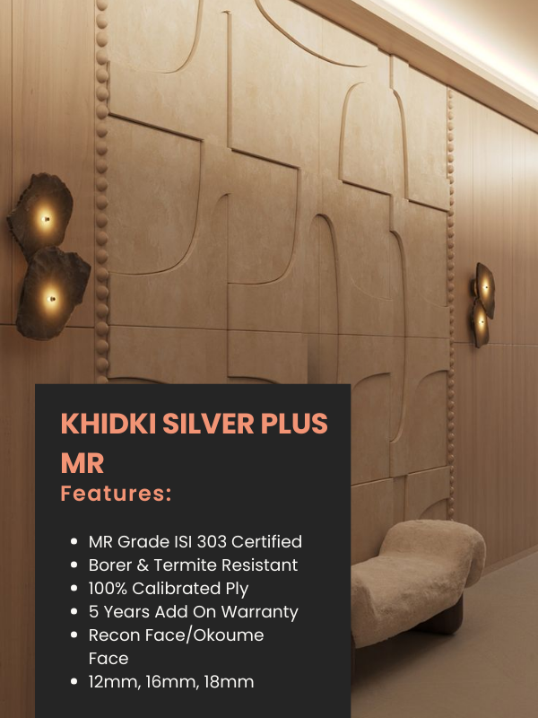 KHIDKI Silver Plus Calibrated MR Plywood