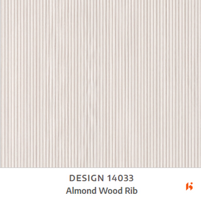 Merino Laminate - 14033 - Almond Wood Rib  - 1mm 8ft x 4ft