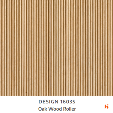 Merino Laminate - 16035 - Oak Wood Roller - 1mm 8ft x 4ft